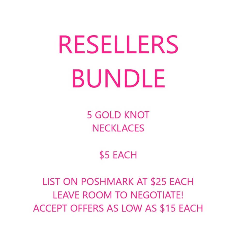 Gold Knot Necklaces